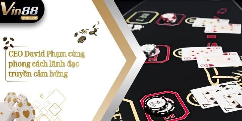 CEO David Phạm cùng phong cách lãnh đạo truyền cảm hứng